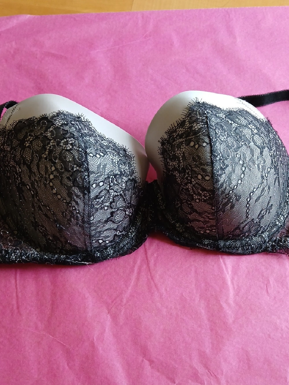 Victoria's Secret Black Lace Push-Up Bra
